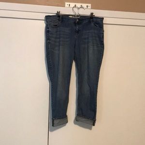 Old Navy boyfriend jeans.